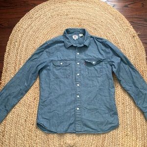Men’s Levi’s Long Sleeve, Button-Up, Jean Shirt